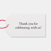 Glück Geschenkanhänger (Rückseite Horizontal)