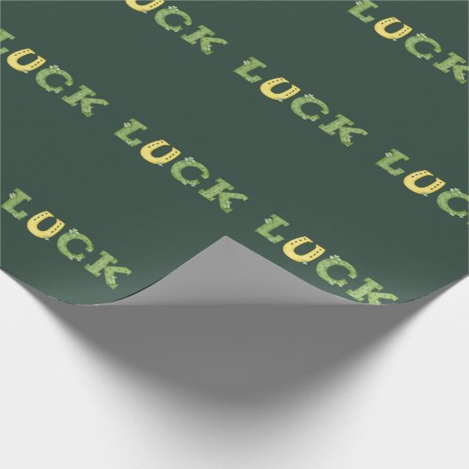 Glück Geschenkpapier (Ecke)