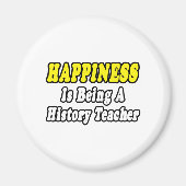 Glück... Geschichtslehrer Magnet (Vorne)