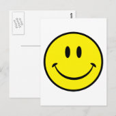 Glück-Gesicht Postkarte (Vorne/Hinten)