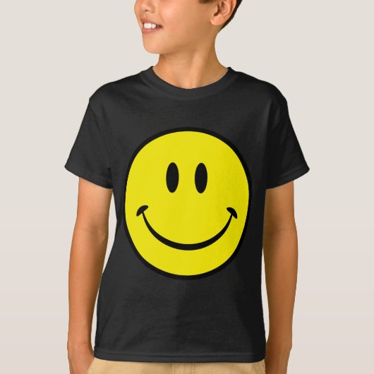 Glück-Gesicht T-Shirt (Vorderseite)