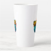 Glück gewinnt Graffiti-Design Milchtasse (Vorderseite)