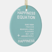 Glück-Gleichung Keramikornament (Rechts)