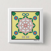 Glück/Glückssymbol sein Button (Vorderseite)