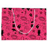 Glück Große Geschenktüte (Rückseite)