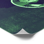 Glück hängt von uns selbst ab poster (Ecke)