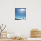 Glück hängt von unserem selbst-Aristoteles-Zitat a Poster (Küche)