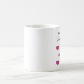 Glück hat Enkelkinder zur Liebe Kaffeetasse (Mittel)