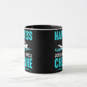 Glück hat geruchelten Männer Frauen Tasse (Zentrum)