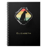 Glück hat Paws-Design Notizblock (Vorderseite)