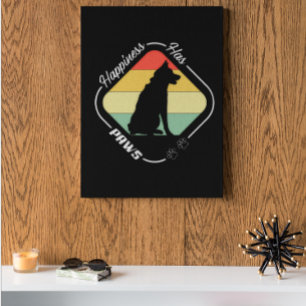 Glück hat Paws-Design Poster