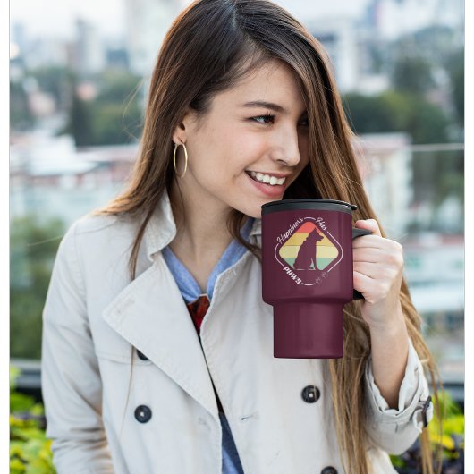 Glück hat Paws-Design Reisebecher