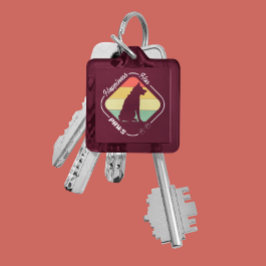 Glück hat Paws-Design Schlüsselanhänger