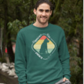 Glück hat Paws-Design Sweatshirt