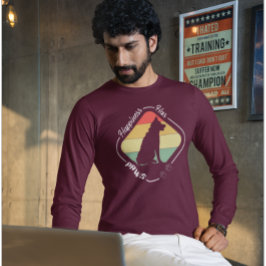 Glück hat Paws-Design T-Shirt