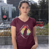 Glück hat Paws-Design T-Shirt