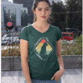 Glück hat Paws-Design T-Shirt