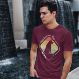 Glück hat Paws-Design T-Shirt