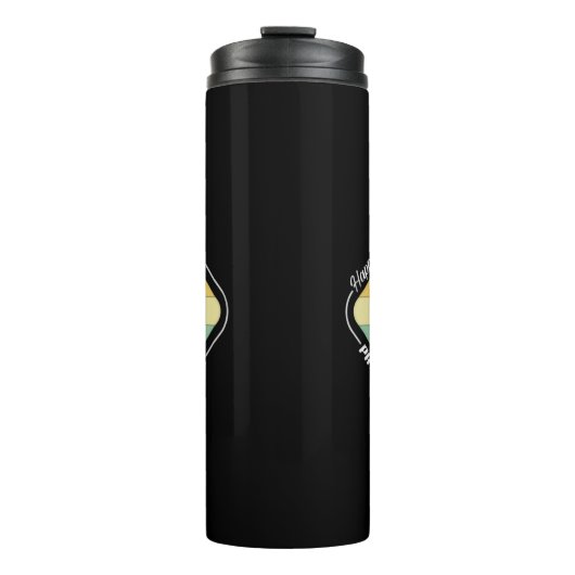 Glück hat Paws-Design Thermosbecher (Vorderseite)