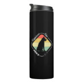 Glück hat Paws-Design Thermosbecher (Nach rechts gedreht)