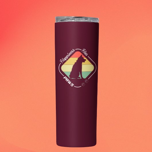 Glück hat Paws-Design Thermosbecher