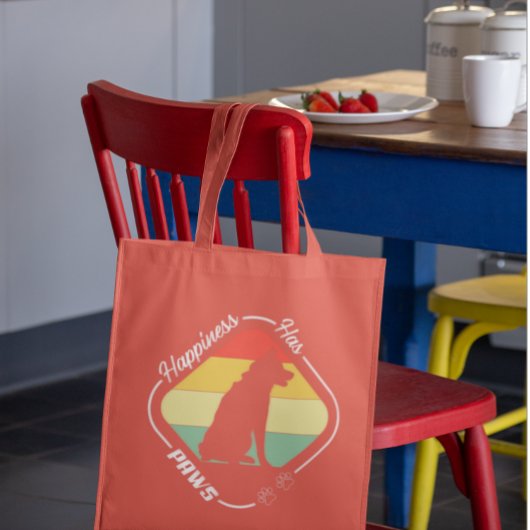 Glück hat Paws-Design Tragetasche