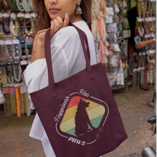Glück hat Paws-Design Tragetasche
