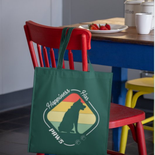 Glück hat Paws-Design Tragetasche