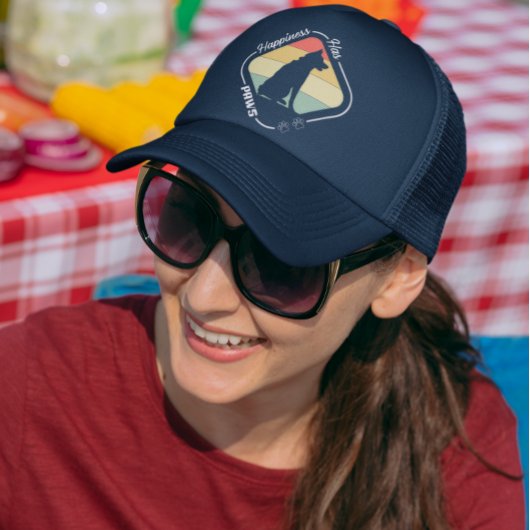 Glück hat Paws-Design Truckerkappe