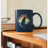 Glück hat Paws-Design Zweifarbige Tasse