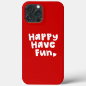 Glück hat Spaß Case-Mate iPhone Hülle (Rückseite)