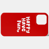 Glück hat Spaß Case-Mate iPhone Hülle (Rückseite (Horizontal))