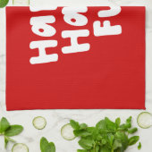 Glück hat Spaß Geschirrtuch (Gefaltet)