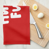 Glück hat Spaß Geschirrtuch (Viertel Falte)