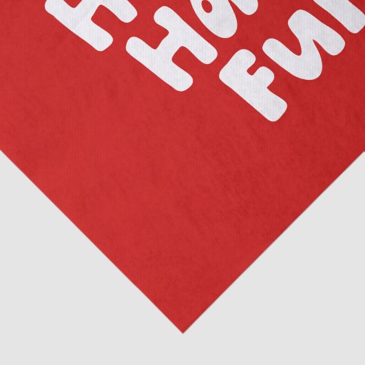 Glück hat Spaß Seidenpapier (Ausschnitt)