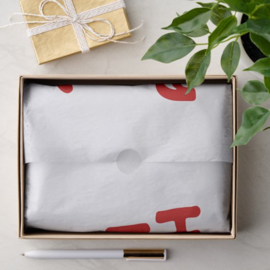 Glück hat Spaß Seidenpapier (Geschenk)