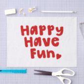 Glück hat Spaß Seidenpapier (Handwerk)