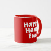 Glück hat Spaß Tasse (VorderseiteRechts)