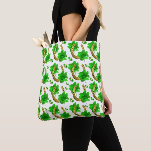 Glück, Hufeisen, Glück, Glück, Glück, Glück, Tasche (Von Nahem)