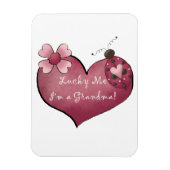 Glück, ich bin ein Oma Geschenke Magnet (Vertikal)