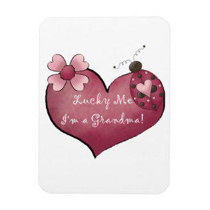 Glück, ich bin ein Oma Geschenke Magnet