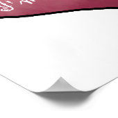 Glück, ich bin ein Oma Geschenke Poster (Ecke)