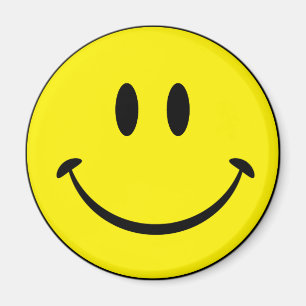 Glück im Gesicht Magnet