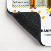 Glück im Leben hängt nach ausgeglichener Steigung Mousepad (Ecke)