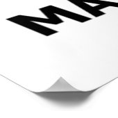 Glück im Leben ist eine Frage des Gleichgewichts Poster (Ecke)