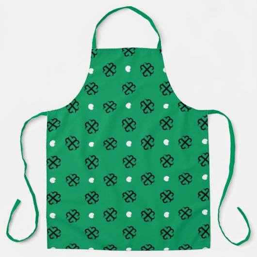 Glück im Liebe Shamrock-Schürze Schürze (Vorderseite)
