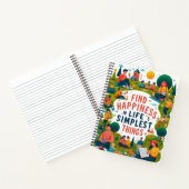 Glück in den einfachsten Dingen des Lebens Notizblock (Innenseite)