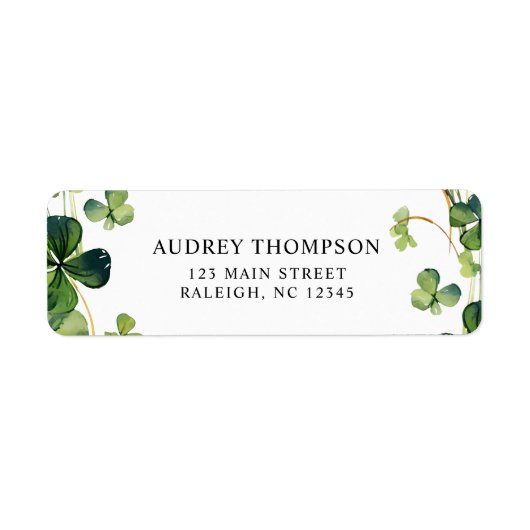 Glück in der Liebe Brautparty Grünes Kleeblatt (Vorne)