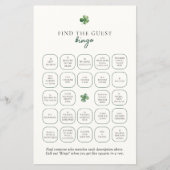 Glück in der Liebe Finden Sie das Bingo Game (Vorderseite)