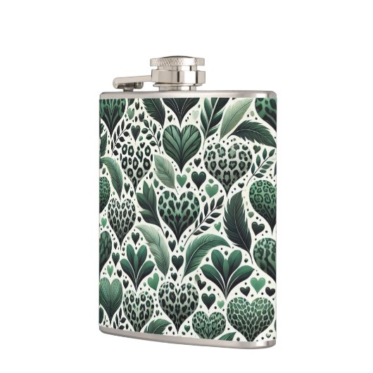 Glück in der Liebe Flachmann (Links)